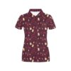 Wine Themed Print Design Lks302 Women'S Polo Shirt