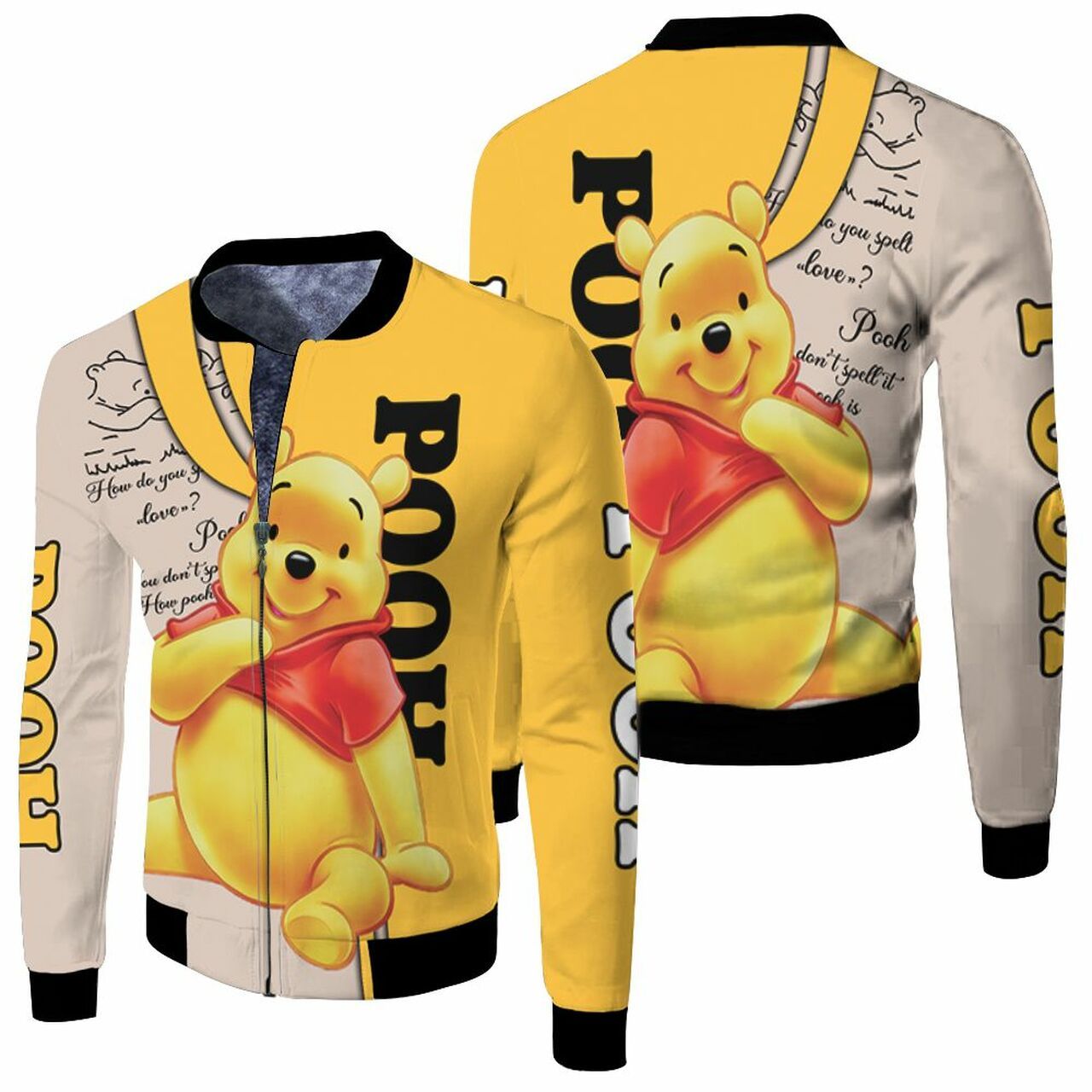 Winnie The Pooh Legging Set 3D T Shirt Hoodie Sweater Jersey Bomber Jacket Model 6469 Bomber Jacket Winnie The Pooh Legging Set 3D T Shirt Hoodie Sweater Jersey Bomber Jacket Model 6469 Bomber Jacket