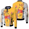 Winnie The Pooh Picking Flower Fan 3D Bomber Jacket