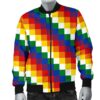 Wiphala Men's Bomber Jacket Flag A7 Bomber Jacket