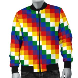 Wiphala Men's Bomber Jacket Flag A7 Bomber Jacket