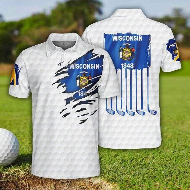 Wisconsin Golf 1848 Polo Shirt Wisconsin Golf 1848 Polo Shirt
