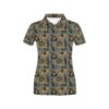 Witch Bat Halloween Print Design Lks305 Women'S Polo Shirt