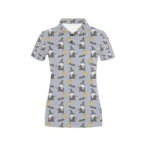 Witch Print Design Lks307 Women'S Polo Shirt