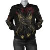 Women's Bomber Jacket The Wolves Skoll and Hati A7 Bomber Jacket