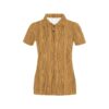 Wood Texture Print Design Lks301 Women'S Polo Shirt