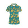 World Map Print Design Lks301 Women'S Polo Shirt