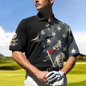 World'S Okayest Golfer Mr. Bones Polo Shirt