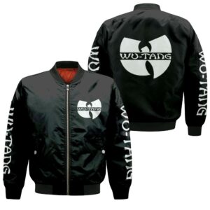 Wutang Clan Legend Hip Hop Tank Top Legging 3D Bomber Jacket