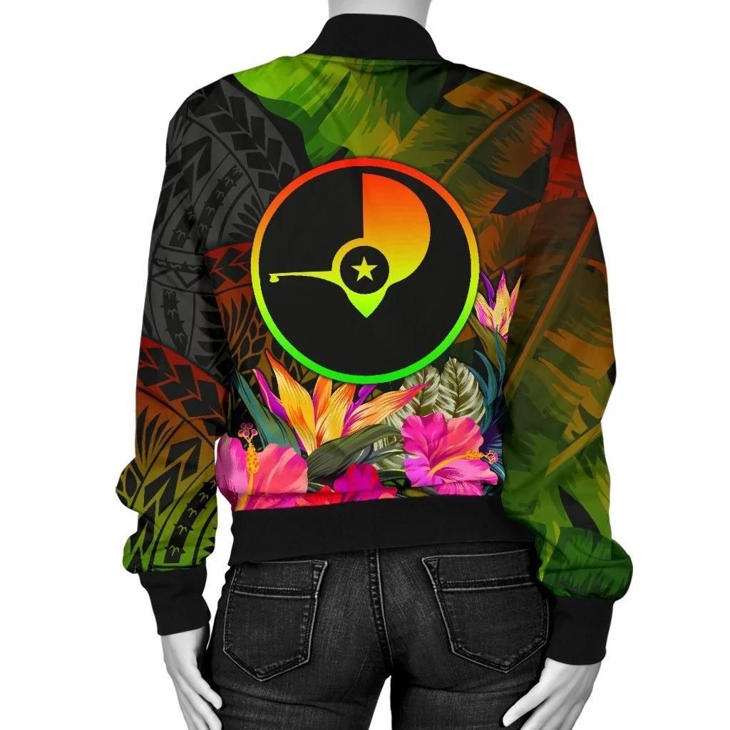 YAP-Polynesian-Personalised-Womens-Bomber-Jacket-Hibiscus-and-Banana-Leaves-BN15-Bomber-Jacket-1