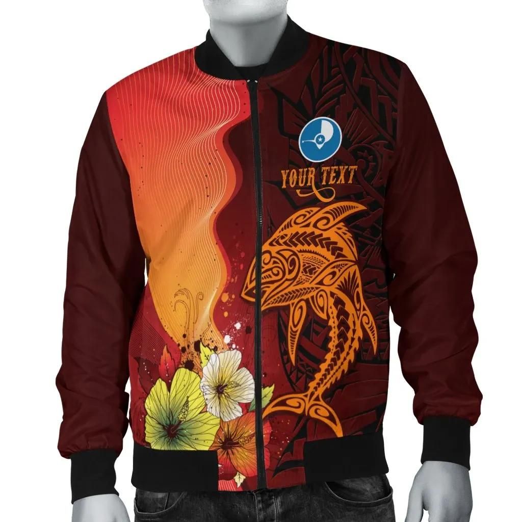 Yap Custom Personalised Men's Bomber Jacket - Tribal Tuna Fish - BN39 Bomber Jacket Yap Custom Personalised Men's Bomber Jacket - Tribal Tuna Fish - BN39 Bomber Jacket