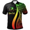 Yap Custom Personalised Polo Shirt Reggae - Polynesian Tentacle Tribal Pattern - BN11
