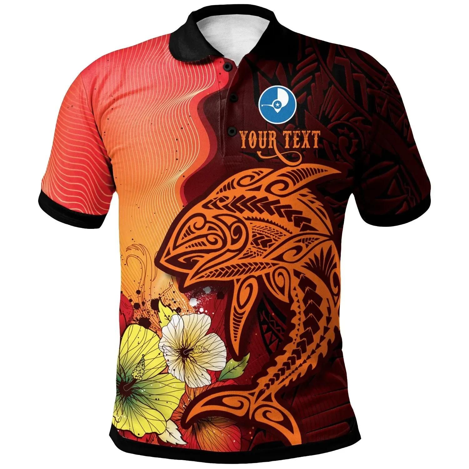 Yap Custom Personalised Polo Shirt - Tribal Tuna Fish - BN39 Yap Custom Personalised Polo Shirt - Tribal Tuna Fish - BN39
