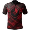 Yap Custom Polynesian Polo Shirt - Yap Red Seal Camisole Hibiscus Style - BN18