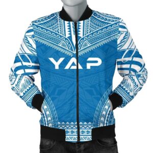 Yap Flag Polynesian Chief Men's Bomber Jacket - Bn10 Bomber Jacket