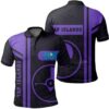 Yap Islands Purple Polo Shirt- Boba Style - AH - J14