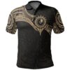 Yap Micronesian Polo Shirt - Gold Heart Shield - BN11