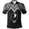 Yap Polo Shirt - Polynesian Armor Style Black - BN39