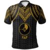 Yap Polo Shirt - Polynesian Armor Style Gold - BN39