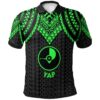 Yap Polo Shirt - Polynesian Armor Style Green - BN39