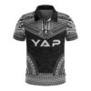 Yap Polo Shirt - Polynesian Chief Black Version - BN10
