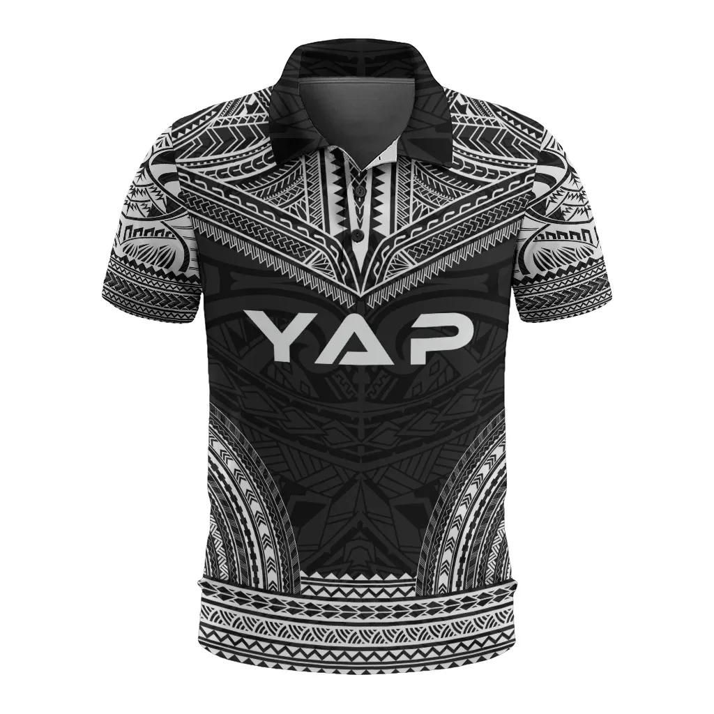 Yap Polo Shirt - Polynesian Chief Black Version - BN10 Yap Polo Shirt - Polynesian Chief Black Version - BN10