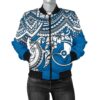 Yap Polynesian Bomber Jacket (Women) - Polynesian Turtle - BN15 Bomber Jacket