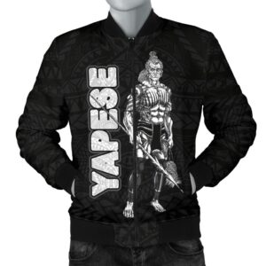 Yap Polynesian Men's Bomber Jacket - Micronesia Yapese Warrior - BN39 Bomber Jacket