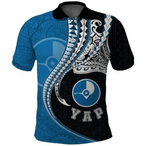 Yap Polynesian Polo Shirt Manta Polynesian Th65