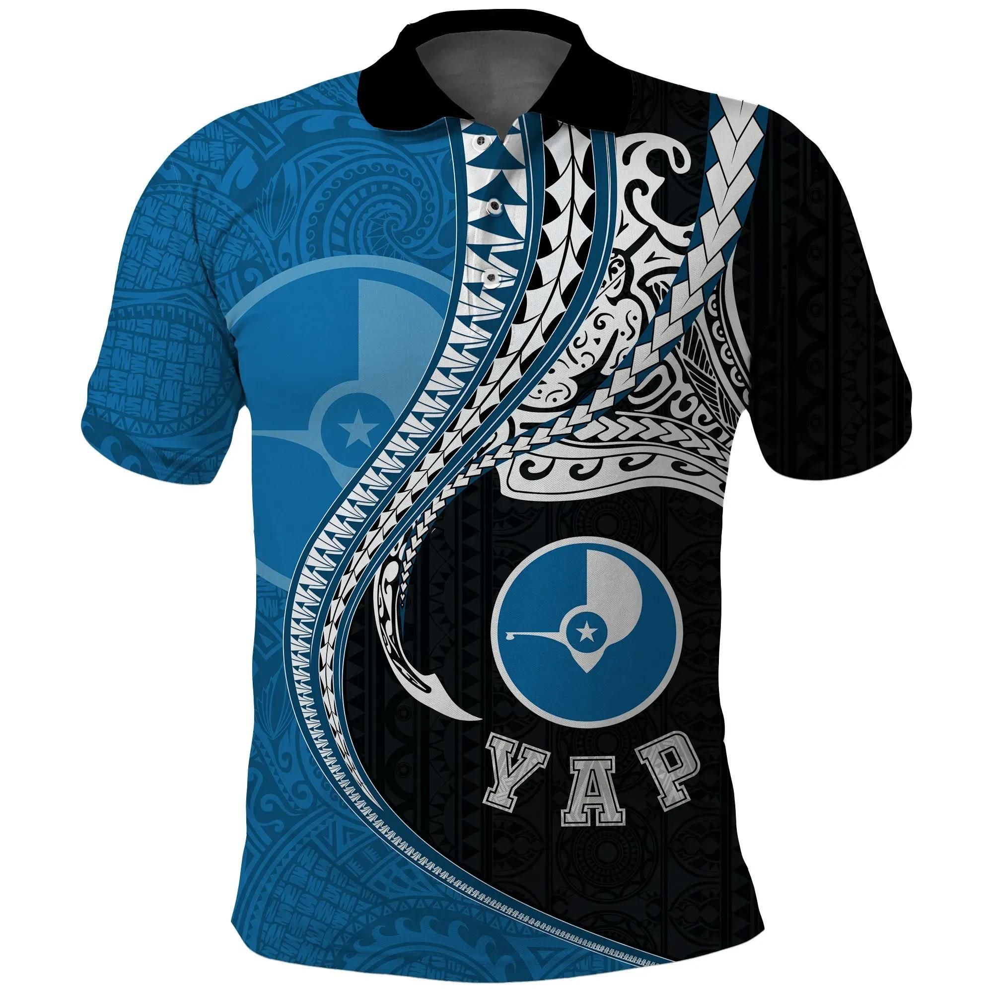 Yap Polynesian Polo Shirt Manta Polynesian Th65 Yap Polynesian Polo Shirt Manta Polynesian Th65
