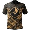 Yap Polynesian Polo Shirt - Yap Gold Seal Camisole Hibiscus Style - BN18
