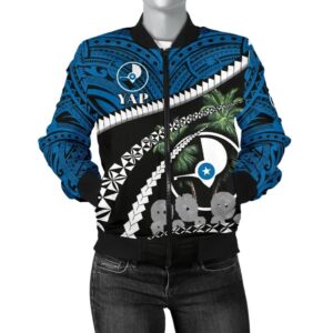 Yap Stone Money Women Bomber Jacket - Road to Hometown K8 Bomber Jacket