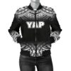Yap Women's Bomber Jacket - Fog Black Style - BN09