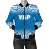 Yap Women's Bomber Jacket - Fog Blue Style - BN09 Bomber Jacket