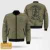 Yin Yang Wolf And Fenrir In Back Viking Bomber Jacket