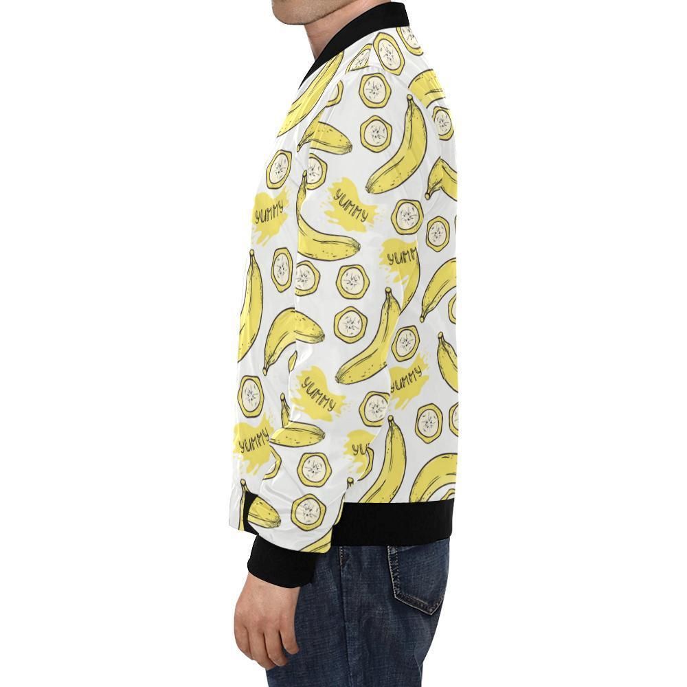 Yummy-Banana-Pattern-Print-Mens-Bomber-Jacket-1