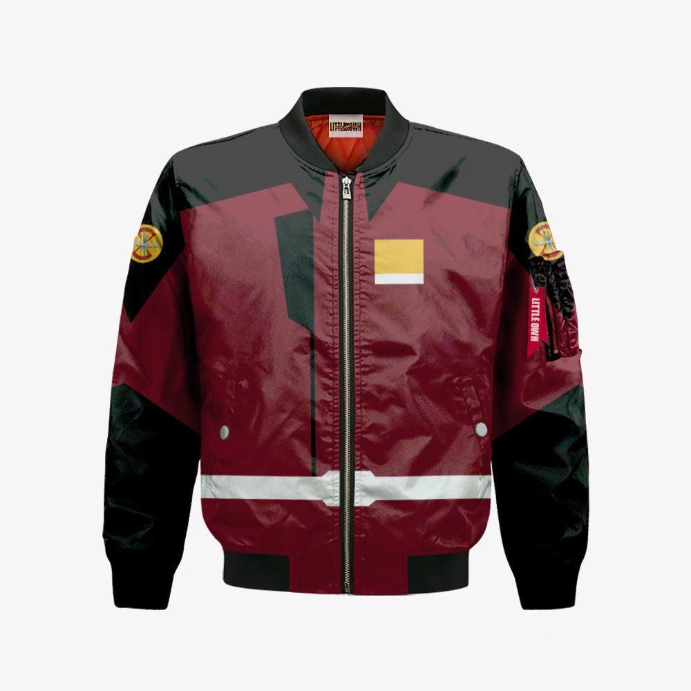 ZAFT Bomber Jacket Custom Gundam Red Cosplay Costumes Bomber Jacket ZAFT Bomber Jacket Custom Gundam Red Cosplay Costumes Bomber Jacket
