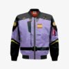 ZAnimeT Bomber Jacket Custom Gundam Uniform Lavender Cosplay Costumes Bomber Jacket