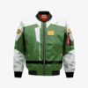 Zaft Bomber Jacket Custom Gundam Uniform Green Cosplay Costumes Bomber Jacket