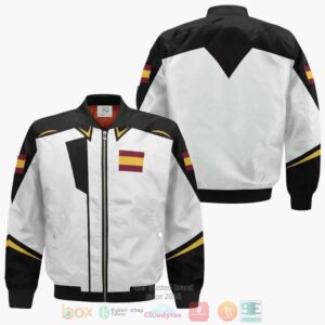 Zaft White Cosplay Costume Mobile Suit Gundam Anime Bomber Jacket