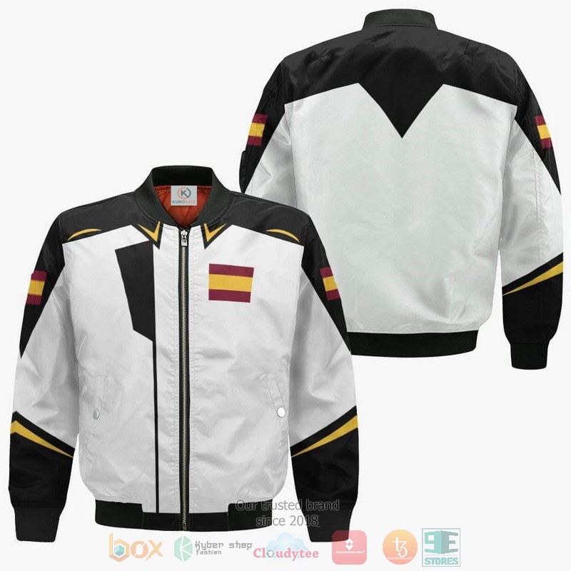 Zaft White Cosplay Costume Mobile Suit Gundam Anime Bomber Jacket Zaft White Cosplay Costume Mobile Suit Gundam Anime Bomber Jacket