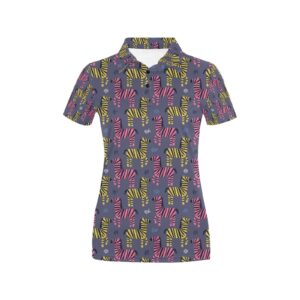 Zebra Print Design Lks303 Women'S Polo Shirt