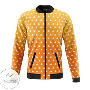 Zenitsu Agatsuma Demon Slayer Casual Bomber Jacket