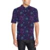 Zodiac Galaxy Design Print Men Polo Shirt