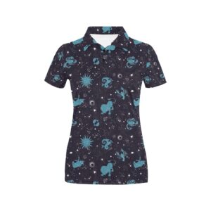 Zodiac Print Design Lks303 Women'S Polo Shirt