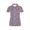 Zombie Dinosaur Print Design Lks302 Women'S Polo Shirt