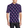 Zombie Pink Hand Design Pattern Print Men Polo Shirt