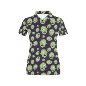 Zombie Print Design Lks303 Women'S Polo Shirt