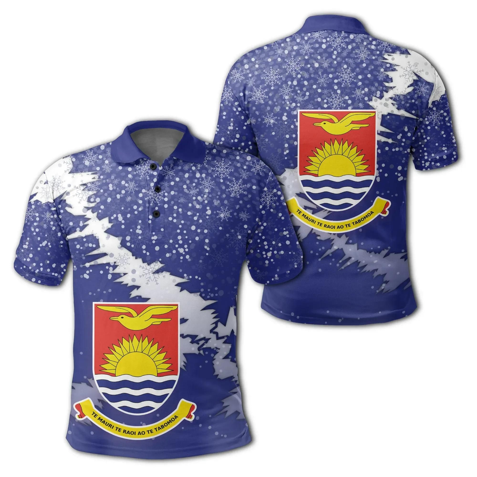 bKiribati Coat Of Arms - Polo Shirt - Blue - X Style - J82 bKiribati Coat Of Arms - Polo Shirt - Blue - X Style - J82