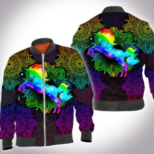 unicorn mandala 3D All Over Printed Shirt